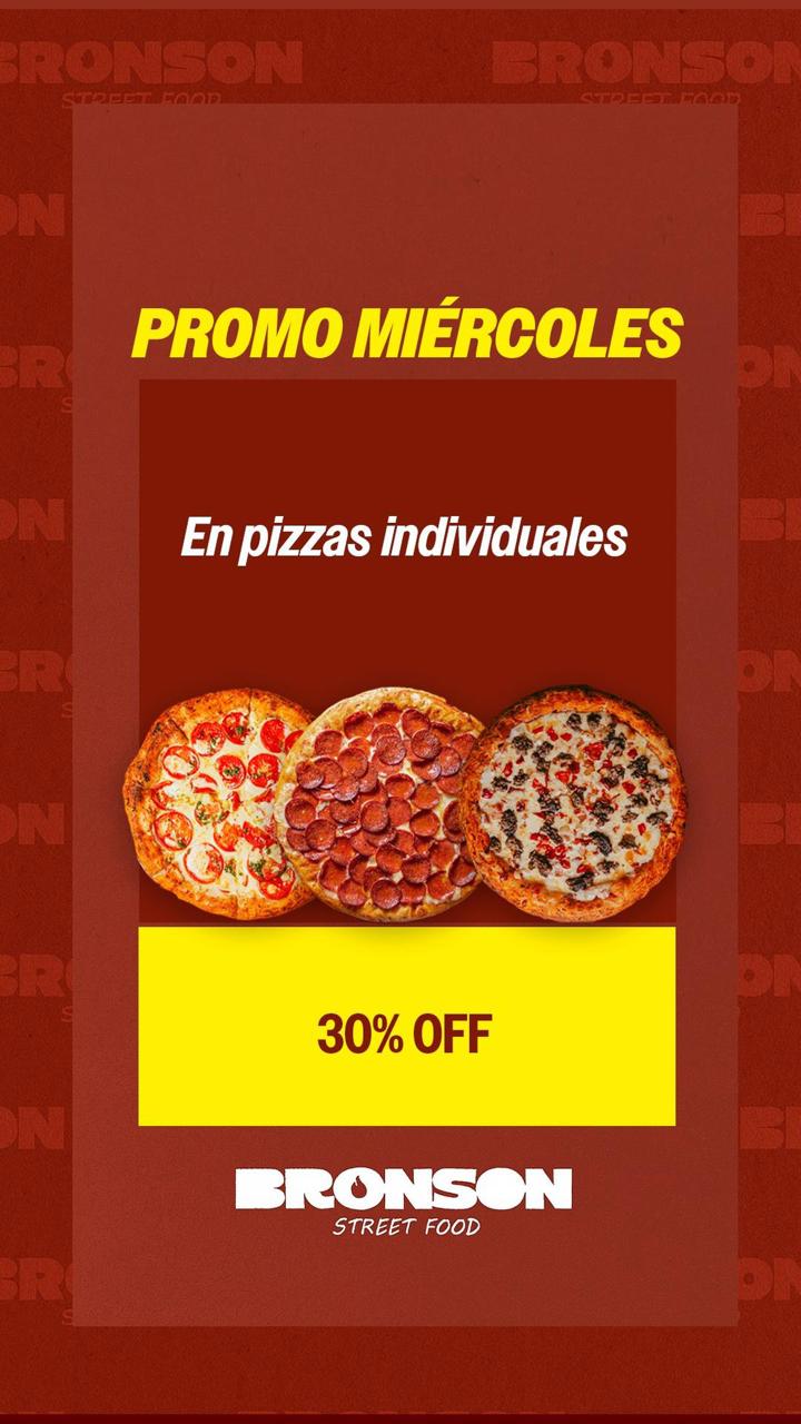 30% OFF en Pizzas